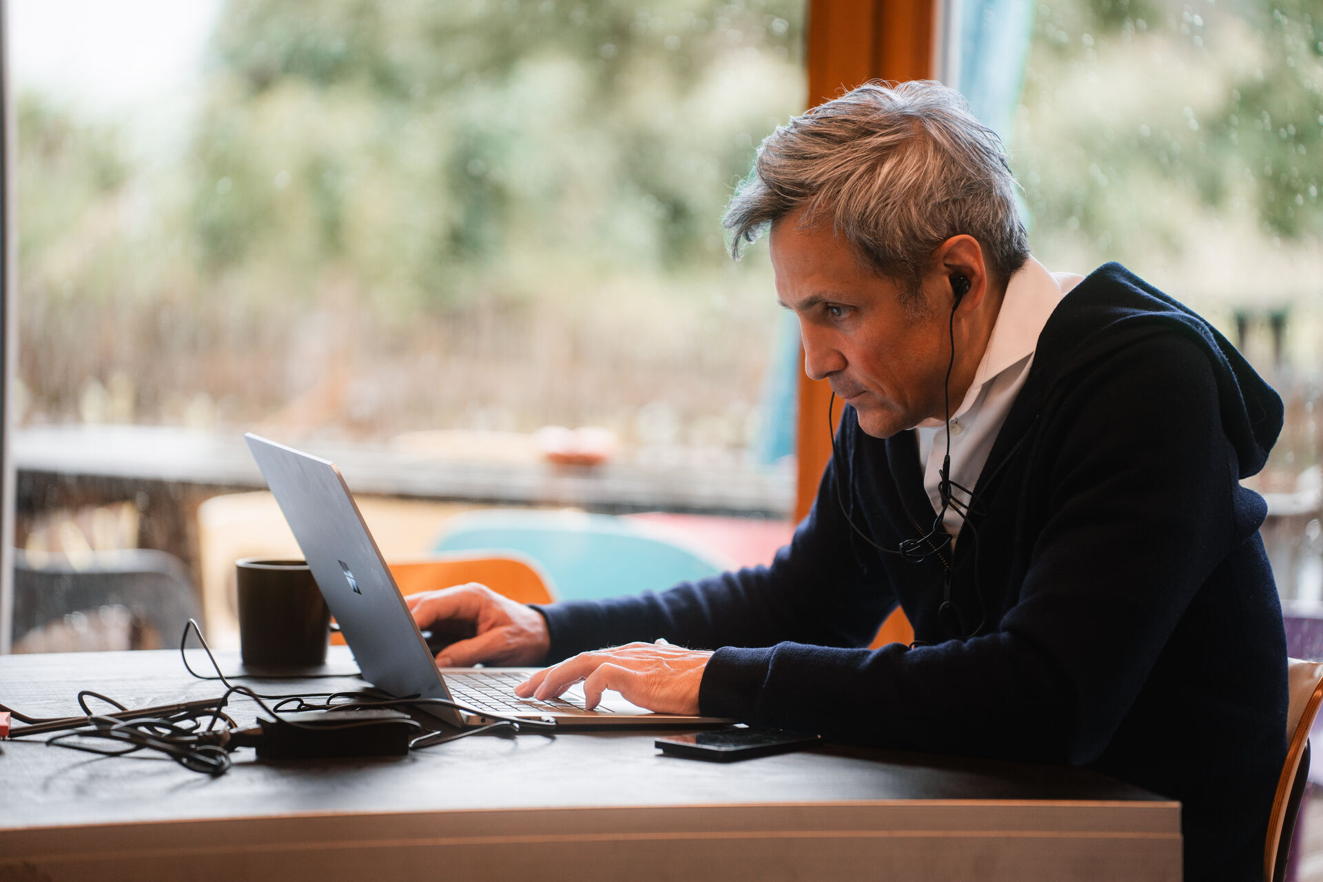 Arbeiten am Laptop